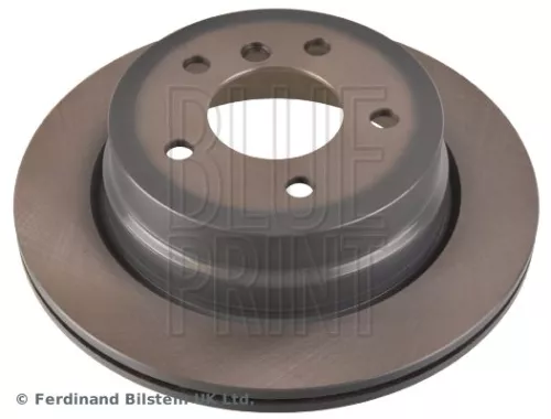 2x BLUE Print Rear Internally Vented Brake Discs For Bmw 1