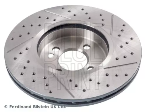 BLUE PRINT BLUE PRINT ADB114314 2x BLUE Print Front Perforated/vented Brake Discs For Mini Mini Mini Clubman 