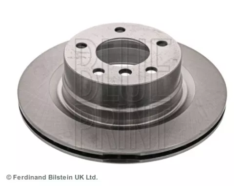 2x BLUE Print Rear Internally Vented Brake Discs For Bmw 1