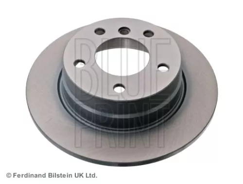 2x BLUE Print Rear Solid Brake Discs For Bmw 1