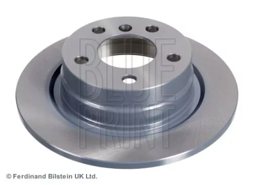 2x BLUE Print Rear Solid Brake Discs For Bmw 1 2