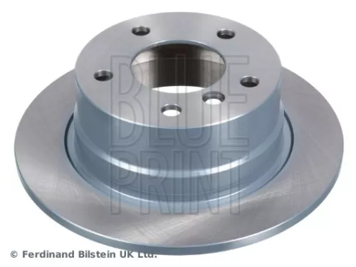 2x BLUE Print Rear Solid Brake Discs For Bmw 3