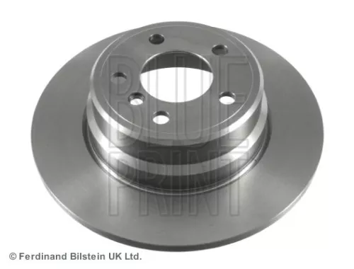 2x BLUE Print Rear Solid Brake Discs For Bmw X5