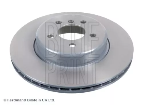 2x BLUE Print Rear Internally Vented Brake Discs For Bmw 5 6 7