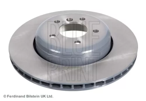 2x BLUE Print Rear Internally Vented Brake Discs For Bmw 5 6