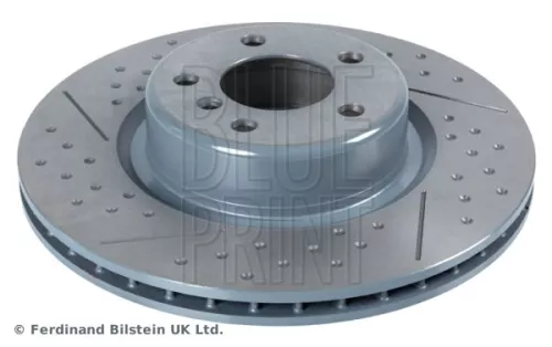2x BLUE Print Rear Perforated/vented Brake Discs For Bmw 1 2 3 4