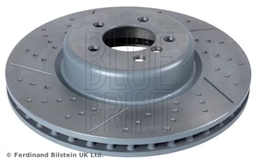 2x BLUE Print Front Perforated/vented Brake Discs For Bmw 1 2 3 4