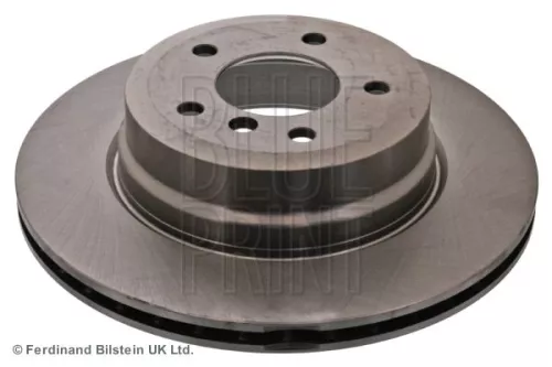 2x BLUE Print Rear Internally Vented Brake Discs For Bmw 1