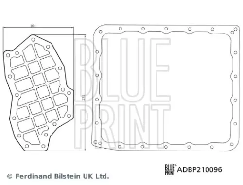 BLUE PRINT BLUE PRINT ADBP210096 Blue Print Automatic Tranmission Filter Kit For Hyundai Kia Nissan Borrego G 