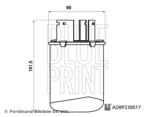 BLUE PRINT BLUE PRINT ADBP230017 Blue Print Fuel Filter For Nissan Renault Kadjar Koleos Qashqai X-trail 