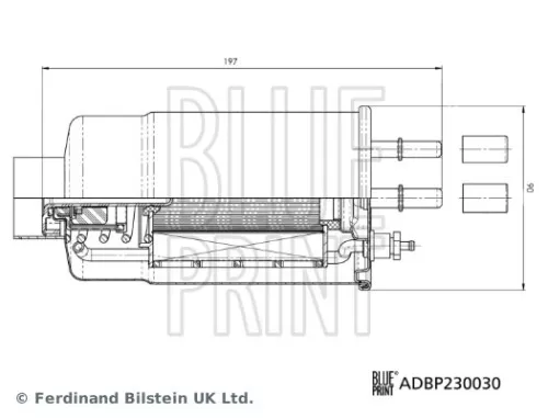 BLUE PRINT BLUE PRINT ADBP230030 Blue Print Fuel Filter For Citroën Fiat Peugeot Boxer Ducato Jumper 