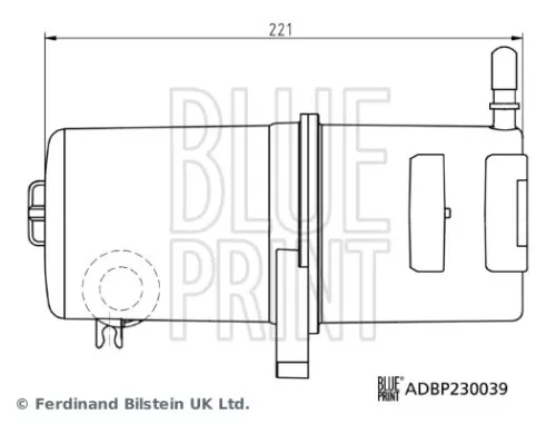 BLUE PRINT BLUE PRINT ADBP230039 Blue Print Fuel Filter For Vw Amarok 