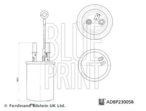 BLUE PRINT BLUE PRINT ADBP230058 Blue Print Fuel Filter For Mg Mg (Saic) 5 Mg 5 Mg Zs Zs Zx 
