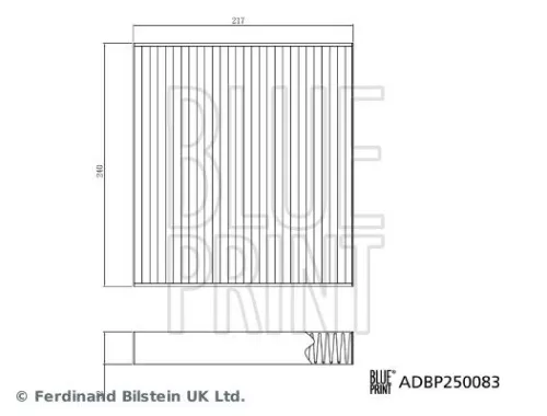 BLUE PRINT BLUE PRINT ADBP250083 Blue Print Cabin Pollen Filter For Bmw Mini 1 2 Mini Mini Countryman X1 X2 