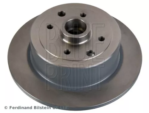 2x BLUE Print Rear Solid Brake Discs For Opel Vauxhall Astra Cavalier Kadett Vectra