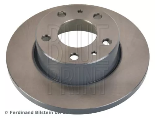 2x BLUE Print Rear Solid Brake Discs For Iveco Daily