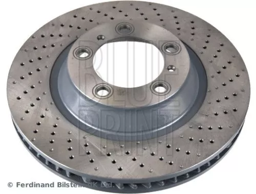 BLUE Print Front Right Perforated/vented Brake Discs For Porsche 911 Boxster