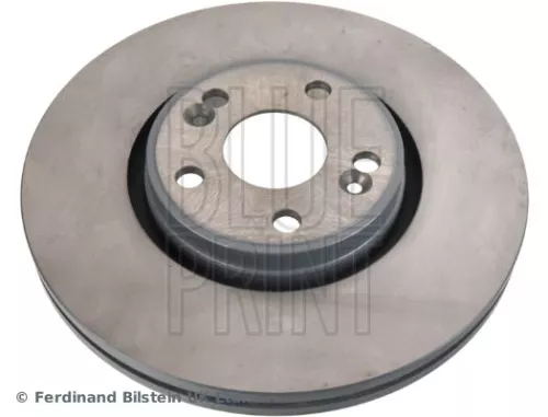 2x BLUE Print Front Internally Vented Brake Discs For Renault Scénic