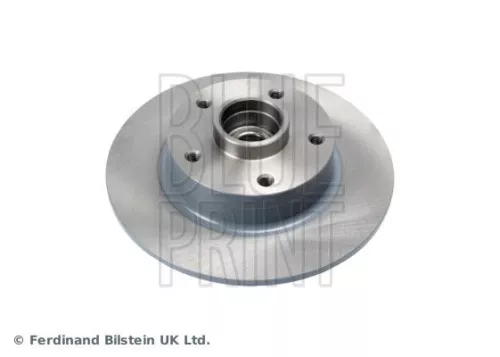 2x BLUE Print Rear Solid Brake Discs For Renault Megane