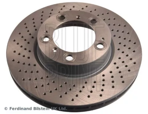 BLUE Print Front Left Perforated/vented Brake Discs For Porsche 911 Boxster Cayma