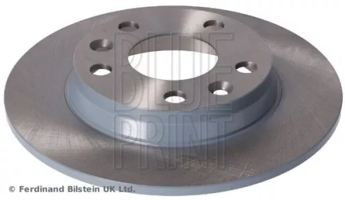 2x BLUE Print Rear Solid Brake Discs For Renault Zoe