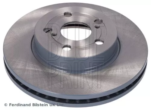 2x BLUE Print Front Vented Brake Discs For Toyota Yaris