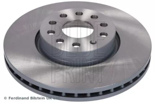 2x BLUE Print Front Vented Brake Discs For Audi Vw A3 Golf