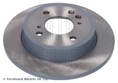 2x BLUE Print Rear Solid Brake Discs For Honda Jazz