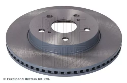 2x BLUE Print Front Vented Brake Discs For Toyota Prius Yaris Cross