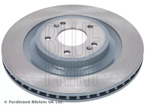 2x BLUE Print Rear Internally Vented Brake Discs For Kia Sorento