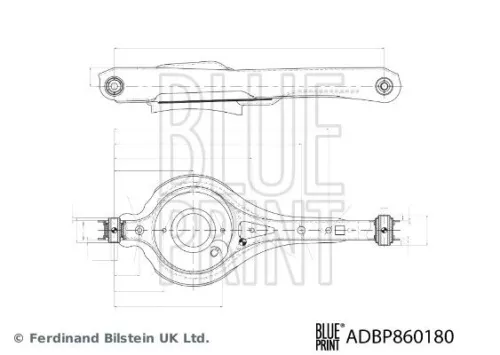 BLUE PRINT BLUE PRINT ADBP860180 Blue Print Outer Rear Leftrear Right Control Trailing Arm For Ford Kuga 