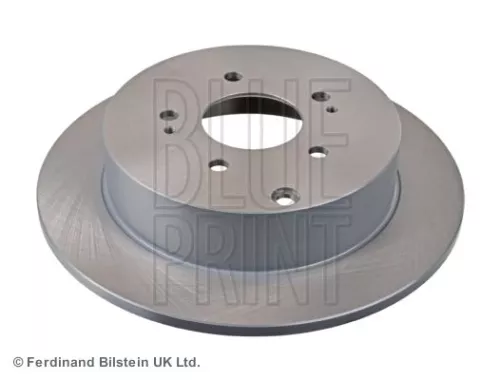 2x BLUE Print Rear Solid Brake Discs For Mitsubishi Grandis