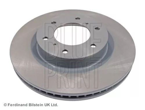 2x BLUE Print Front Internally Vented Brake Discs For Mitsubishi Pajero