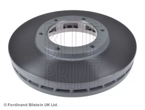 2x BLUE Print Front Internally Vented Brake Discs