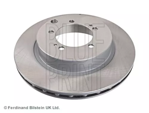 2x BLUE Print Rear Internally Vented Brake Discs For Mitsubishi Lancer