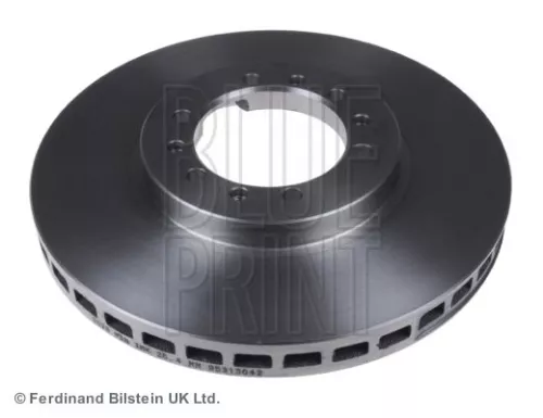 2x BLUE Print Front Internally Vented Brake Discs For Mitsubishi Pajero