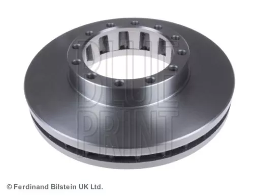 2x BLUE Print Rear Internally Vented Brake Discs