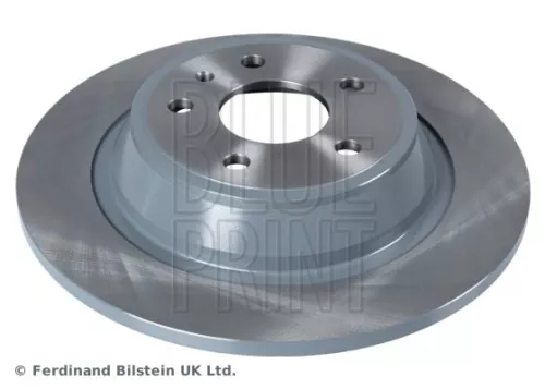 2x BLUE Print Rear Solid Brake Discs For Ford Mondeo