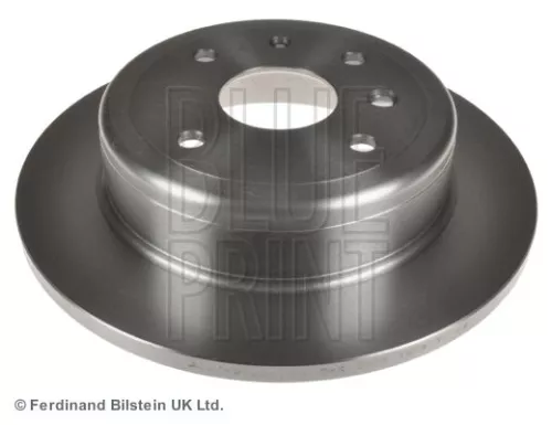 2x BLUE Print Rear Solid Brake Discs For Chevrolet Epica