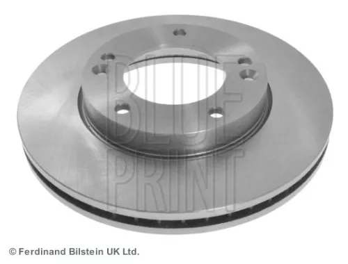 2x BLUE Print Front Internally Vented Brake Discs