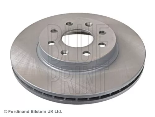 2x BLUE Print Front Internally Vented Brake Discs For Daewoo Nubira