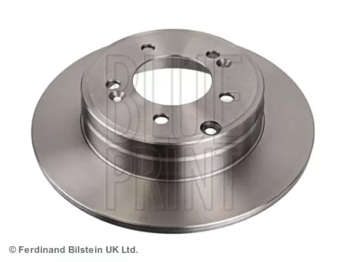 2x BLUE Print Rear Solid Brake Discs For Hyundai Grandeur Sonata