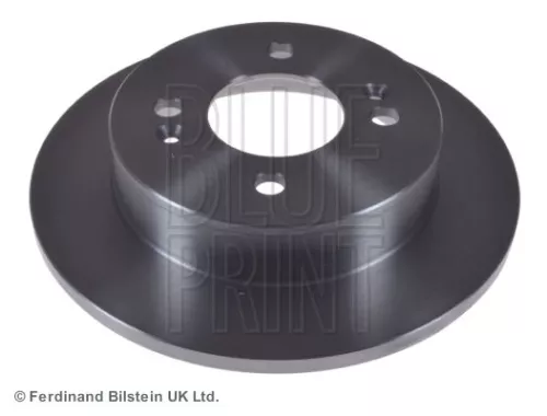2x BLUE Print Rear Solid Brake Discs For Hyundai I10