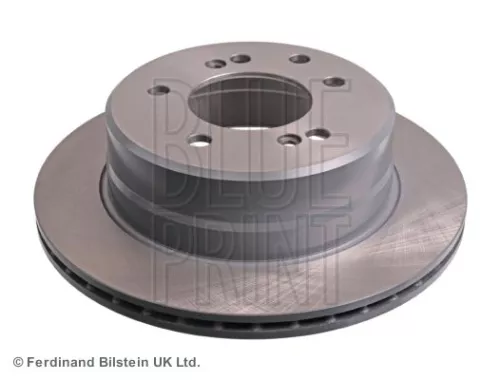 2x BLUE Print Rear Internally Vented Brake Discs For Ssangyong Rodius