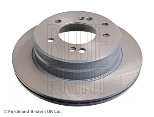 2x BLUE Print Rear Internally Vented Brake Discs For Ssangyong Rodius