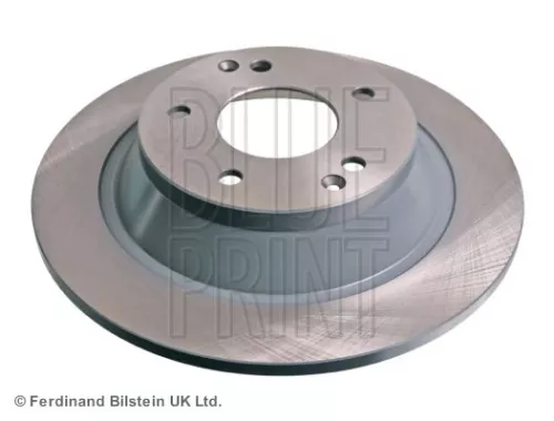 2x BLUE Print Rear Solid Brake Discs For Ssangyong Tivoli