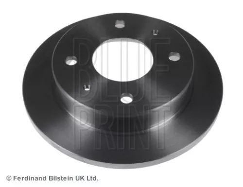 2x BLUE Print Front Solid Brake Discs