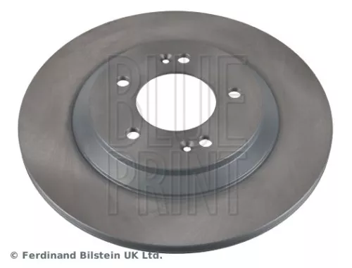 2x BLUE Print Rear Solid Brake Discs For Hyundai I30
