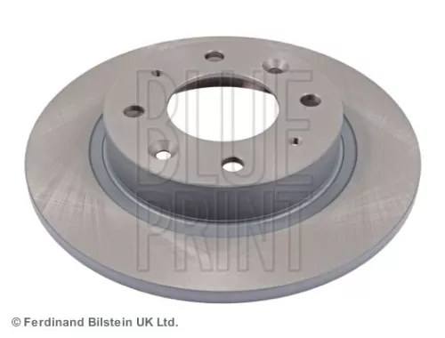 2x BLUE Print Rear Solid Brake Discs For Kia Carens Clarus