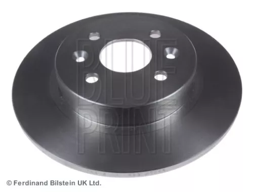 2x BLUE Print Rear Solid Brake Discs For Kia Sephia Shuma